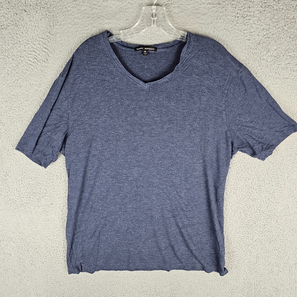 Robert Barakett T-Shirt Mens XL Mcsween V Neck Short Sleeve Pullover RB01051b